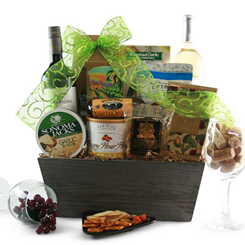 Wine Treasures Gift Basket